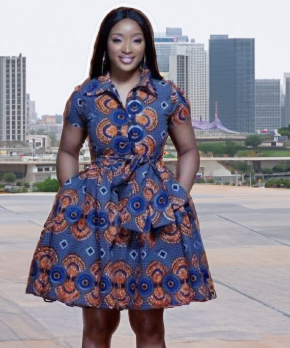 Ankara Print Dress