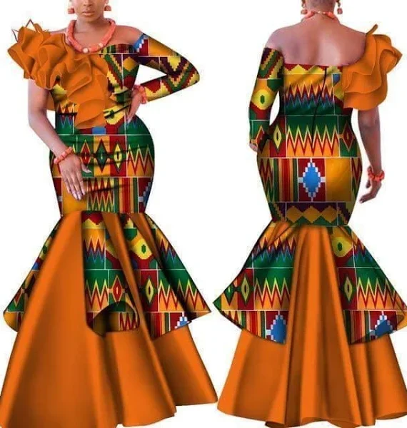 Kente Mermaid Dress